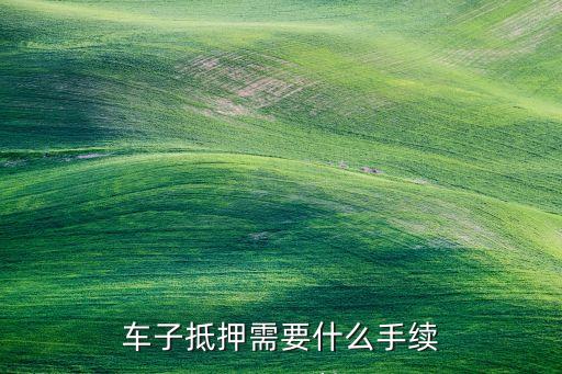 抵押車子貸款怎么貸(抵押貸款車貸)? (http://www.tony-an.com/) 知識問答 第2張